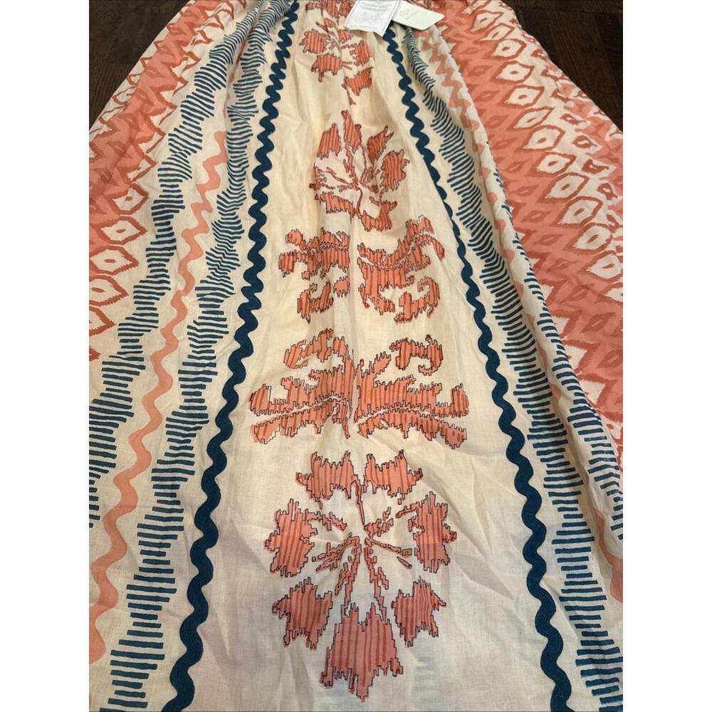 ASH & EDEN Maira Maxi Skirt – Orange Printed – Size M – NWT – Originally $230 - Picture 4 of 8